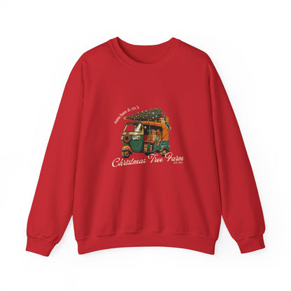 Rickshaw at the Tree Farm | Adult Sweatshirt